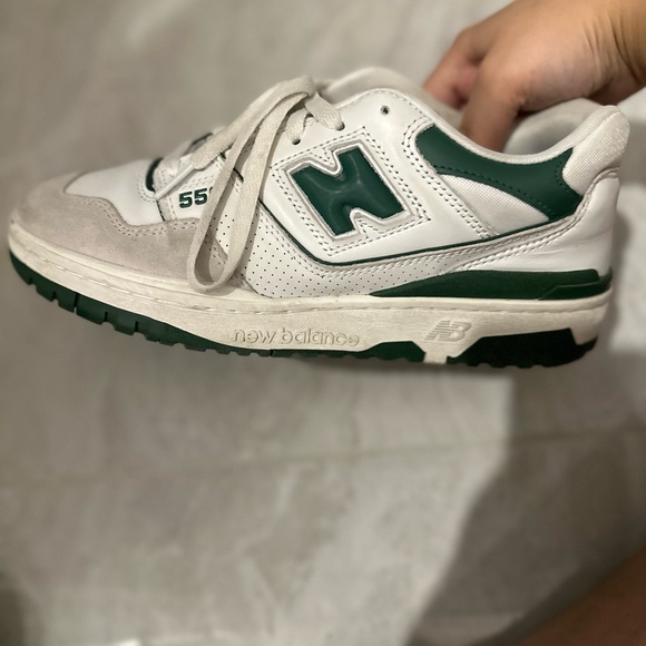 New Balance 550 white/green size men US 7.5/ women US 9 - Picture 3 of 4